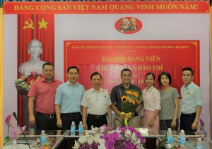 Đại hội Đảng viên chi bộ Ban Khảo thí thuộc Đảng bộ trường Đại học Ngoại ngữ - Tin học TP.HCM nhiệm kỳ (2020-2022)