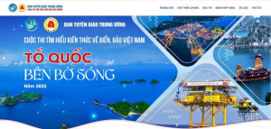 Hưởng ứng Cuộc thi trực tuyến tìm hiểu kiến thức về biển, đảo Việt Nam “Tổ quốc bên bờ sóng” năm 2022