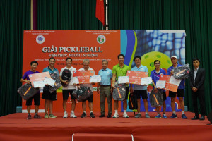 Sôi nổi Hội thi Pickleball cán bộ viên chức, người lao động khối các trường đại học, cao đẳng