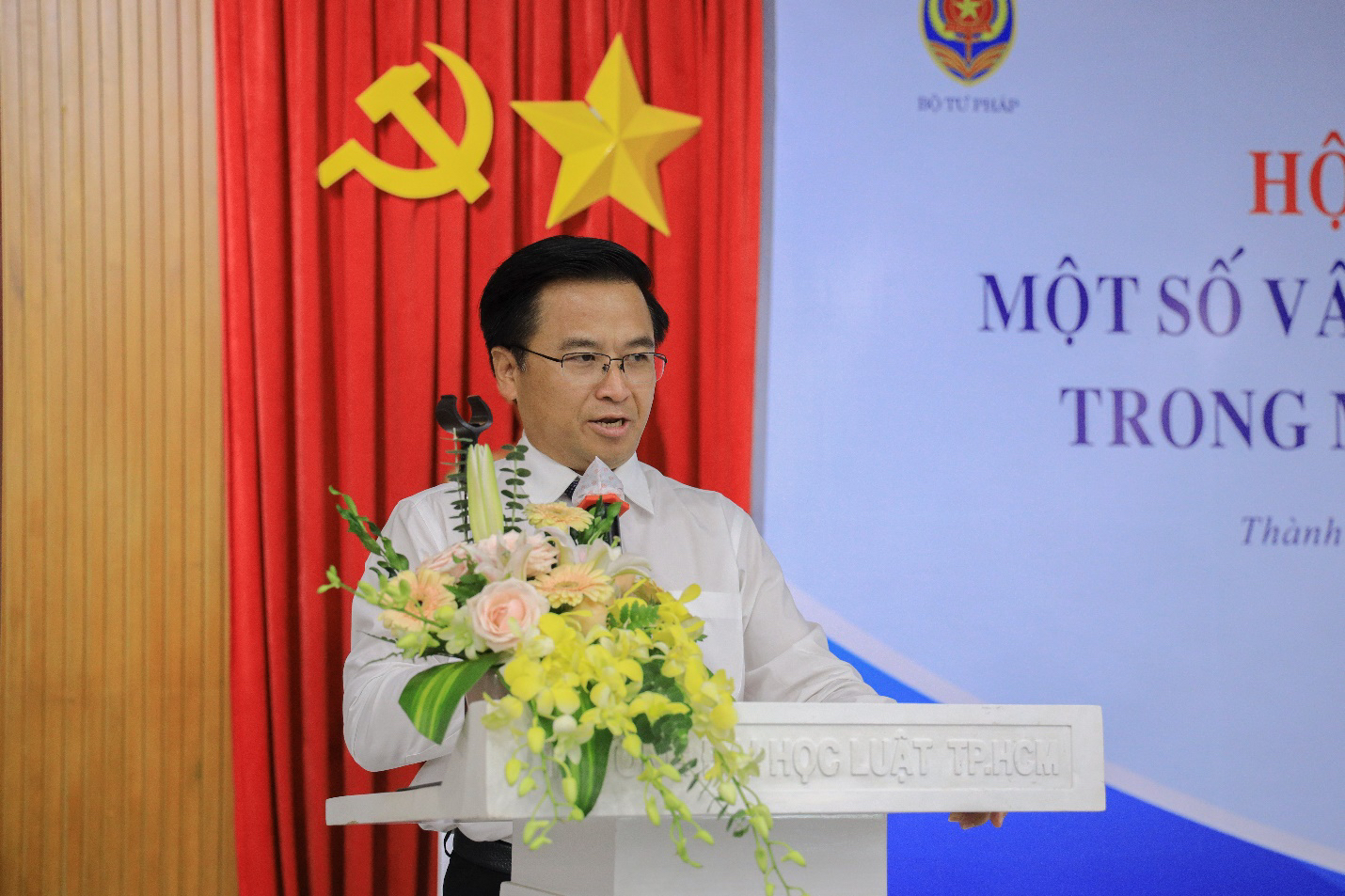 PGS.TS. Bùi Xuân Hải – đại diện đoàn Chủ tọa phát biểu khai mạc Hội thảo