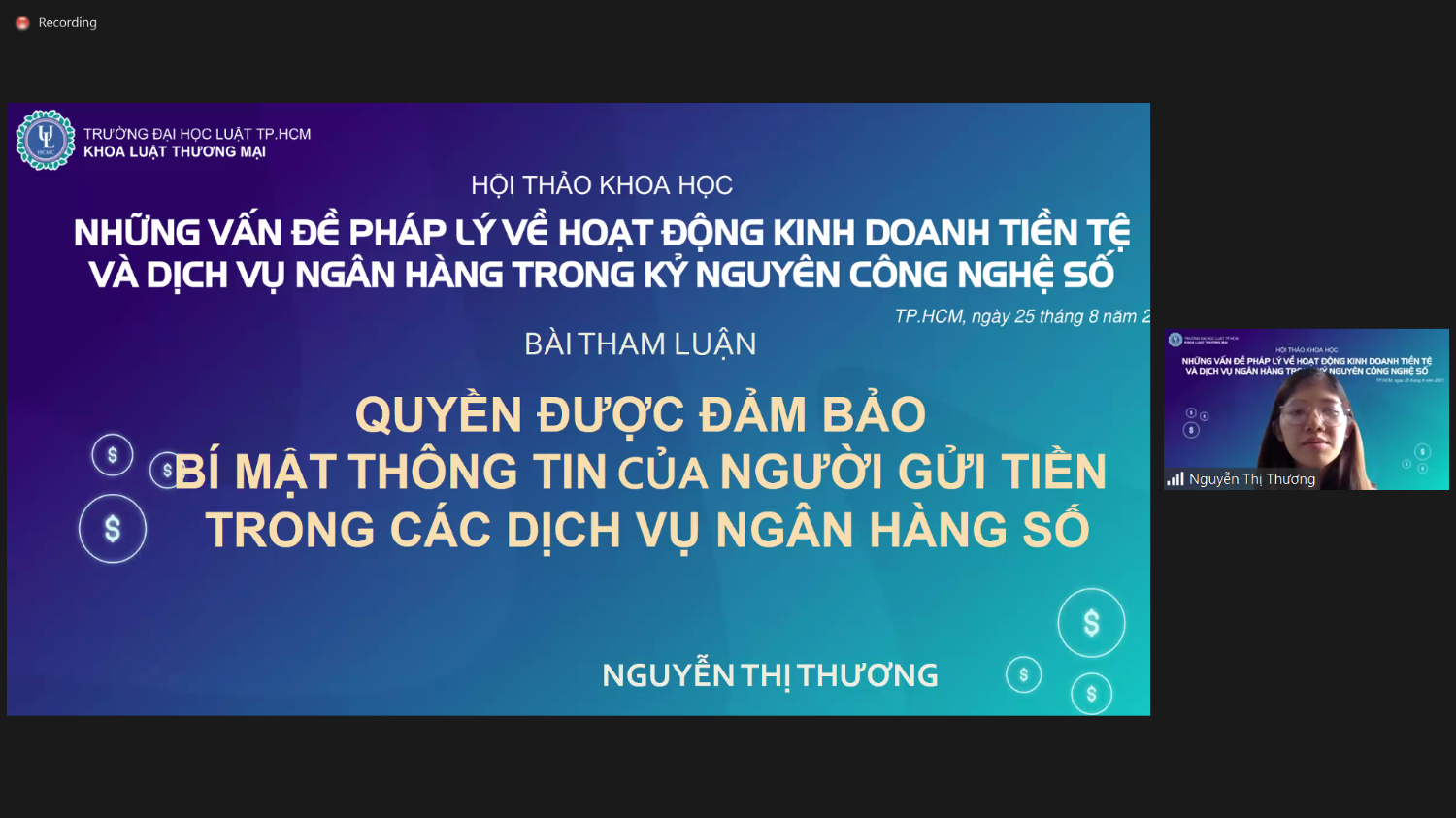 4 Đảm bảo quyền riêng tư của khách hàng trong tham luận của ThS Nguyễn Thị Thương