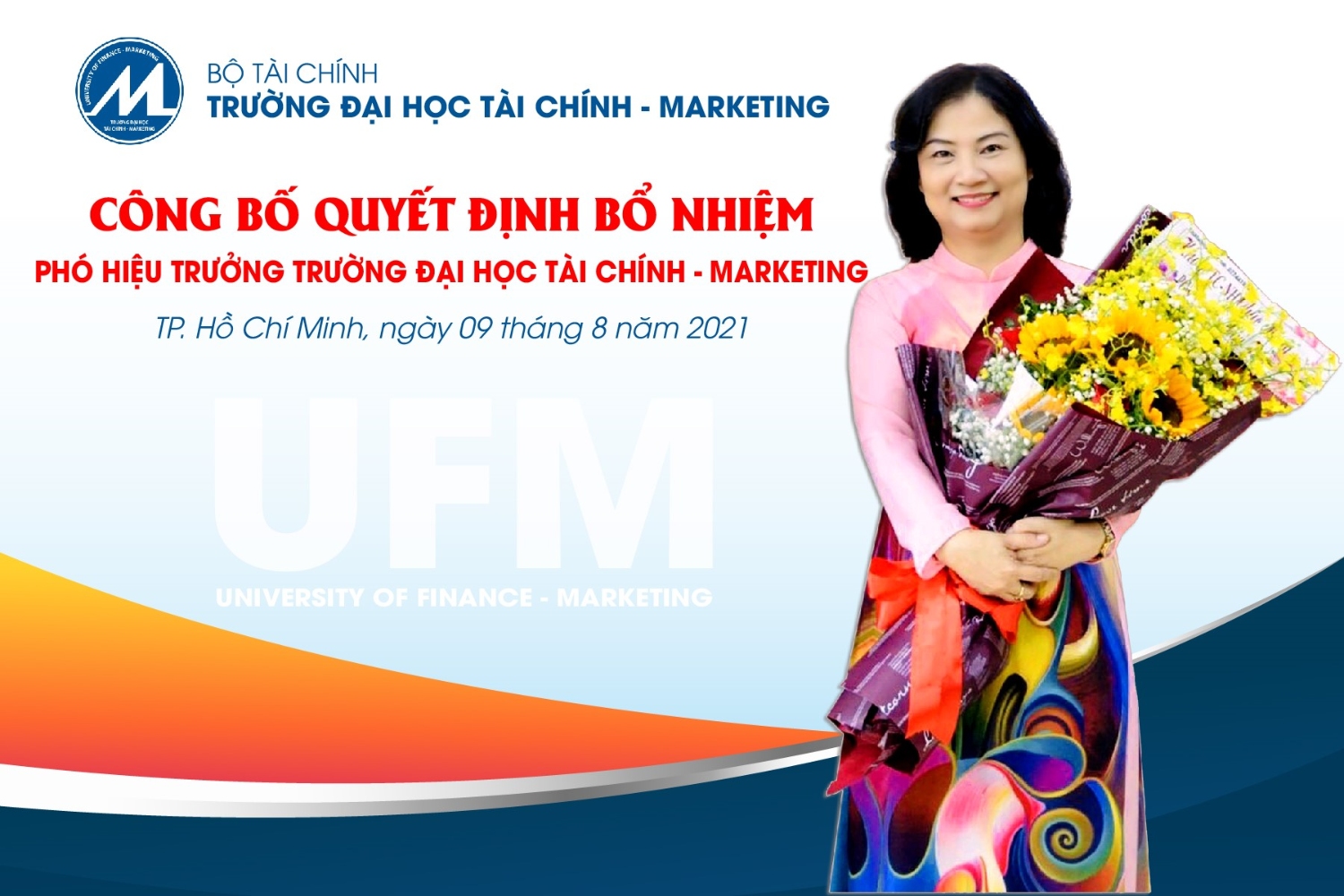 PGS.TS Hồ Thuỷ Tiên, Tân Phó Hiệu trưởng Trường Đại học Tài chính - Marketing