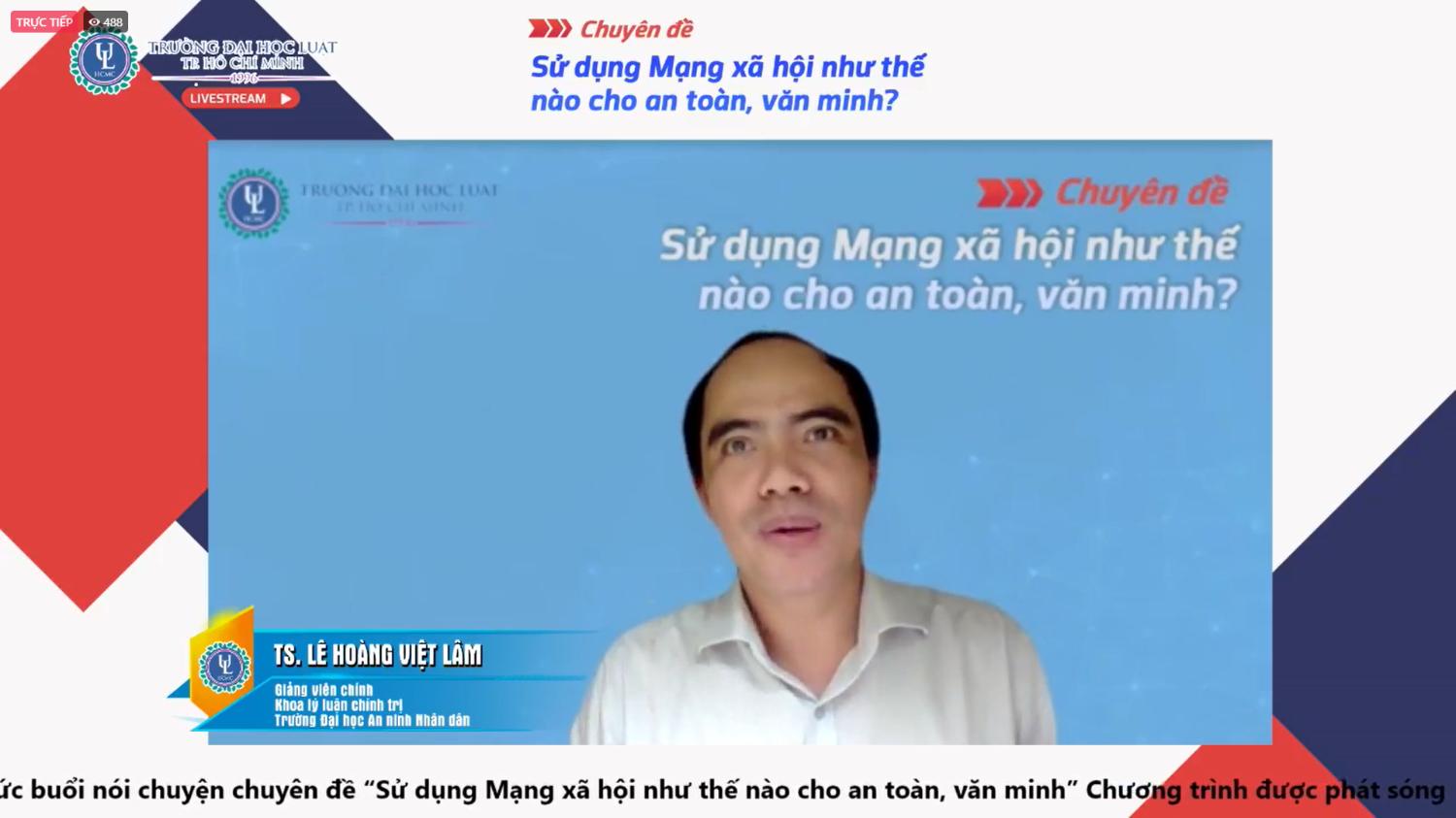 2 TS Lê Hoàng Việt Lâm và những chia sẻ rất gần gũi về mạng xã hội